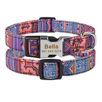 HKM-8761661 Personalized Eco-friendly Adjustable Dog Collar with Engraved ID Tag for All Breeds