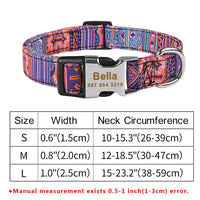 HKM-8761661 Personalized Eco-friendly Adjustable Dog Collar with Engraved ID Tag for All Breeds
