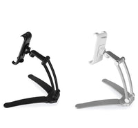HKM-876179 Aluminum Alloy Adjustable Tablet Stand for 5-10.5 Inch Devices, 360-Degree Rotation, Sturdy Design