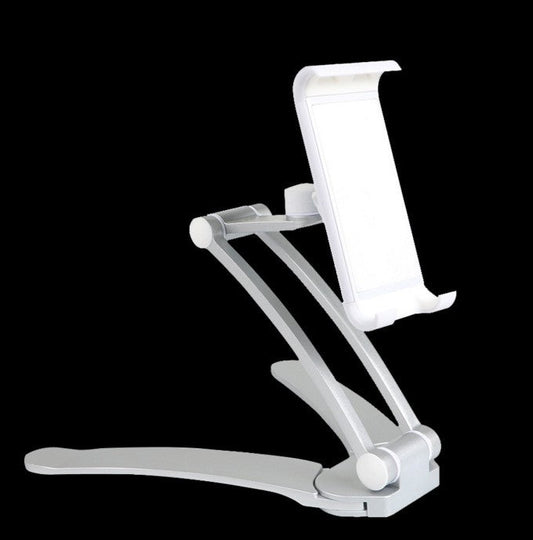 HKM-876179 Aluminum Alloy Adjustable Tablet Stand for 5-10.5 Inch Devices, 360-Degree Rotation, Sturdy Design