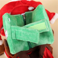 HKM-8763965 Santa Claus-Themed Pet Suit - Available in S, M, L, XL Sizes