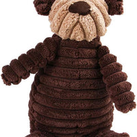 HKM-8765245 Plush Squeaky Chew Toy for Small to Medium Dogs, Interactive and Dental Care