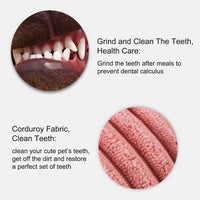 HKM-8765245 Plush Squeaky Chew Toy for Small to Medium Dogs, Interactive and Dental Care