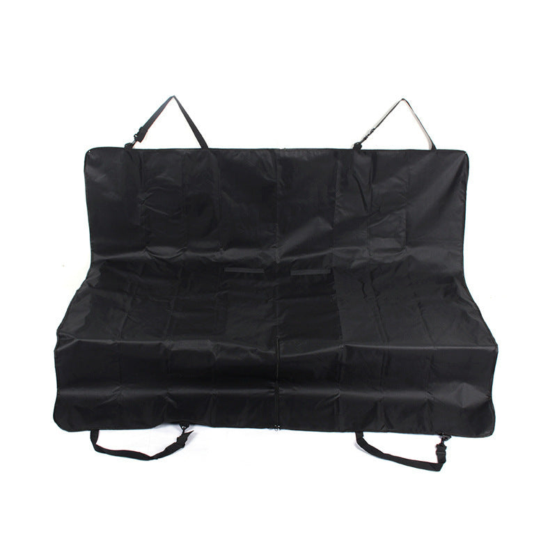 HKM-8767421 Foldable Black Oxford Cloth Pet Pad for Cars (140 x 125 CM)