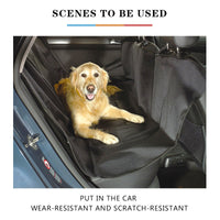 HKM-8767421 Foldable Black Oxford Cloth Pet Pad for Cars (140 x 125 CM)