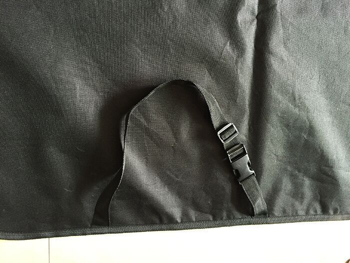 HKM-8767421 Foldable Black Oxford Cloth Pet Pad for Cars (140 x 125 CM)