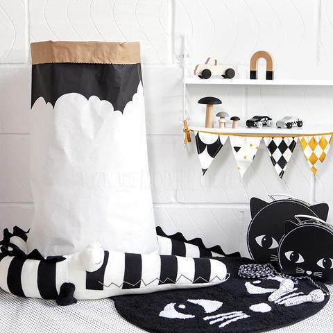 HKM-876755 Striped Crocodile Pillow for Children - Soothing Decorative Toy for Ages 4-6