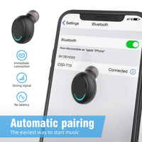 HKM-876819 Wireless Digital Display TWS Headset with Breathing Light and Type-C Charging