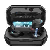 HKM-876819 Wireless Digital Display TWS Headset with Breathing Light and Type-C Charging