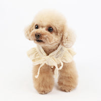 HKM-8769725 Chiffon Princess Dress for Dogs - Embroidered Summer Spring Skirt in Apricot, Sizes XXS to 3XL