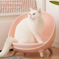 HKM-8769981 Cozy Cat Nest for Small Pets in Comfortable Bean Paste Colors