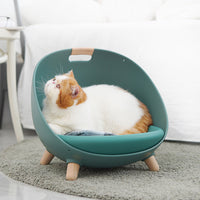 HKM-8769981 Cozy Cat Nest for Small Pets in Comfortable Bean Paste Colors