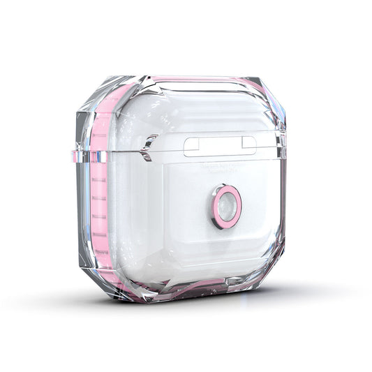 HKM-877011 Transparent Drop-Resistant TPU Silicone Protective Case for AirPods – Multiple Colors Available