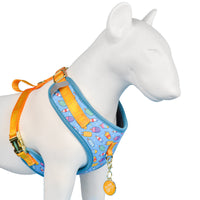 HKM-8770621 Adjustable Breathable Dog Harness - Comfortable Polyester Pet Strap in Various Sizes