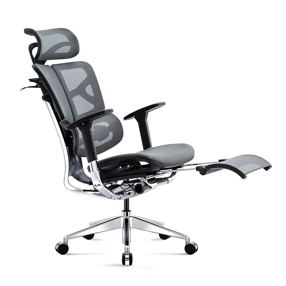 HKM-877075 Ergonomic High Back Mesh Office Chair with 3D Armrests and Reclining Massage Feature