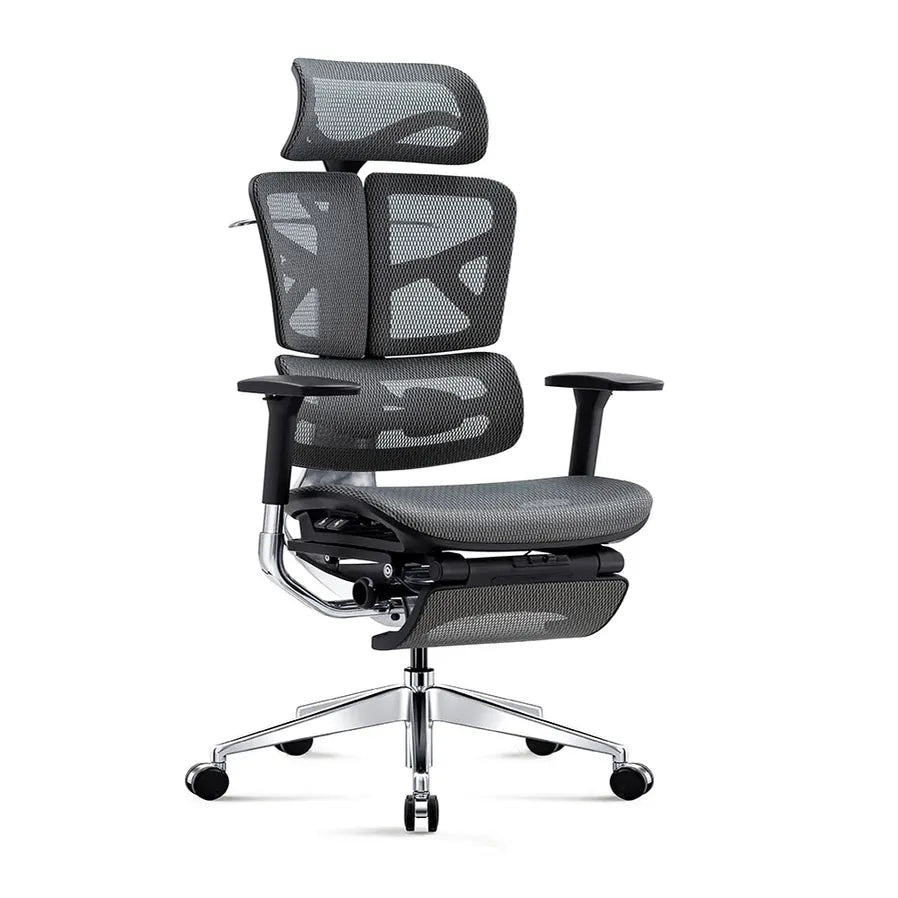 HKM-877075 Ergonomic High Back Mesh Office Chair with 3D Armrests and Reclining Massage Feature