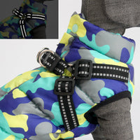 HKM-8771005 Winter Warm Pet Dog Jacket with Lace Up Design for Puppies in Various Sizes