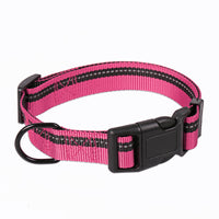 HKM-8771133 Reflective Nylon Dog Leash with Soft Rubber Fasteners for Small and Medium-Sized Dogs