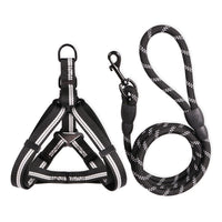 HKM-8771133 Reflective Nylon Dog Leash with Soft Rubber Fasteners for Small and Medium-Sized Dogs