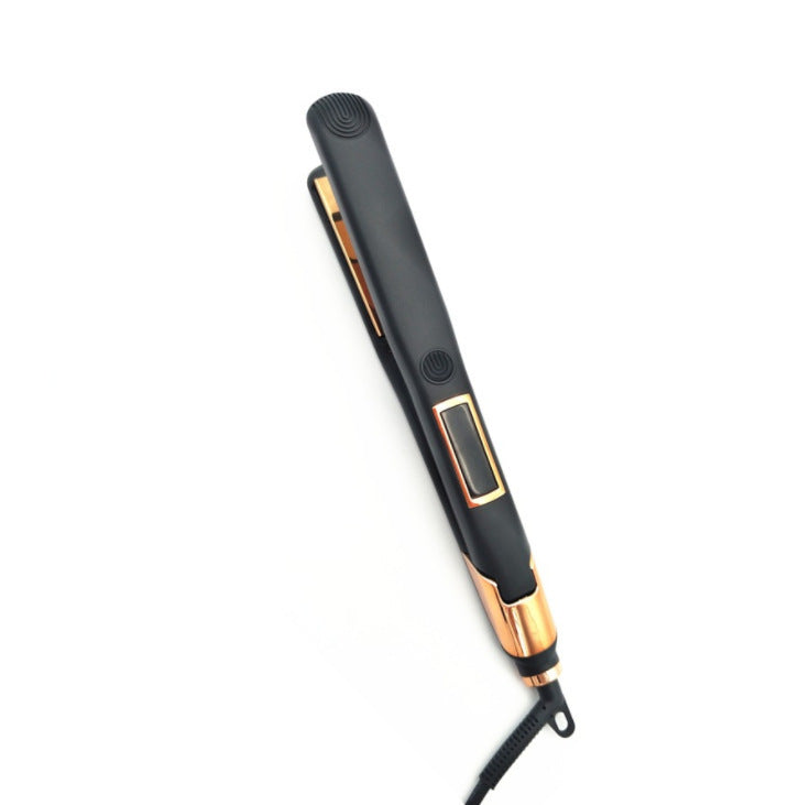 HKM-877203 Tourmaline Ceramic Dual-Use Hair Straightener and Curler, Adjustable Temperature for Wet and Dry Hair, 16MM-20MM Diameter