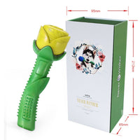 HKM-8772157 Durable TPE Yellow Rose Dog Teether Molar Stick for Healthy Chewing