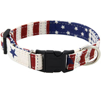 HKM-8773309 Pure Cotton Adjustable Dog Collar with Leash - Multiple Sizes Available