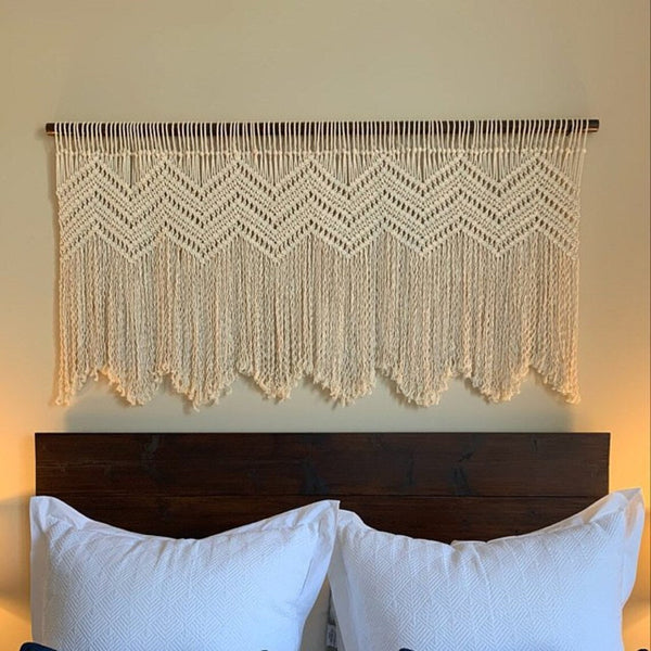 HKM-877331 Cotton Rope Woven Tapestry in European Style – Hand Washable, 120x55cm