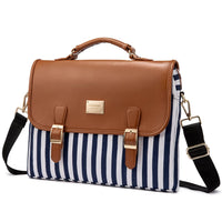 HKM-877331 Stylish 15.6 Inch Laptop Handbag for Women - Versatile Shoulder Satchel Bag for Work and Daily Use