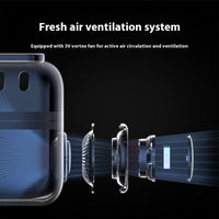 HKM-8773565 Transparent Cat Trolley Bag with Fresh Air System and Protective Covers for Travel