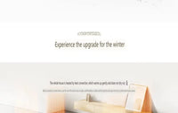 HKM-877395 Mijia App-Controlled Carbon Fiber Folding Electric Heater with Adjustable Thermostat for Home and Office Use
