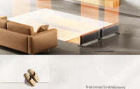 HKM-877395 Mijia App-Controlled Carbon Fiber Folding Electric Heater with Adjustable Thermostat for Home and Office Use