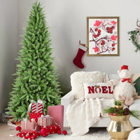 HKM-877395 Mixed PE/PVC Christmas Tree - Available in 4ft, 6ft, 7.5ft, 8ft, and 9ft Sizes