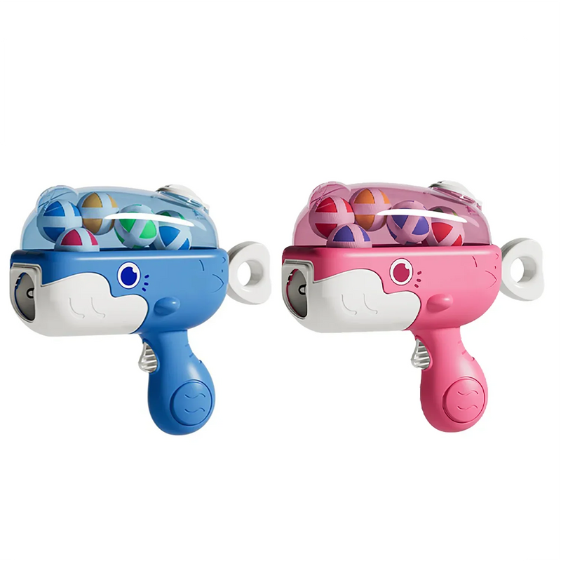 HKM-877459 Whale Shooting Sticky Ball Toy for Interactive Family Games