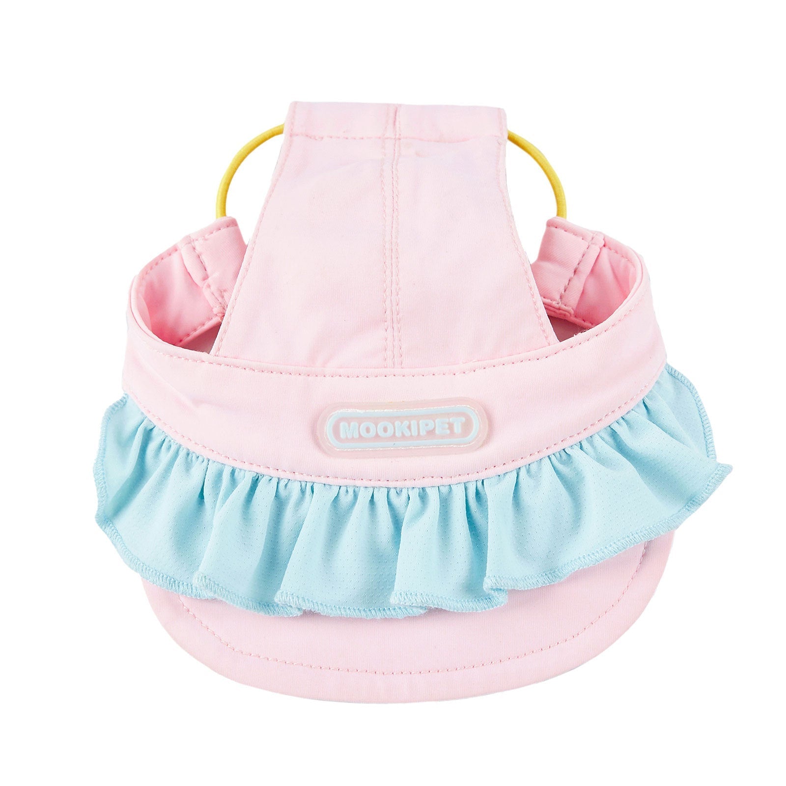 HKM-8775869 Pink Dog Hat for Small Breeds with Exposed Ears, Casual Summer Style