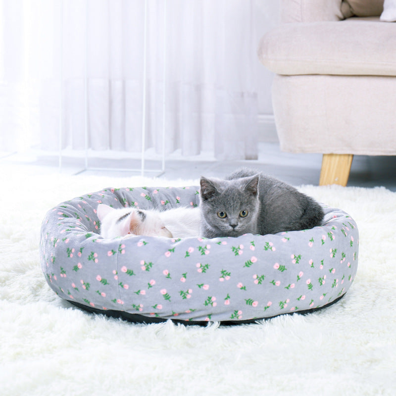 HKM-8776125 Multifunctional Soft Cat Tent Nest for Year-Round Comfort and Play