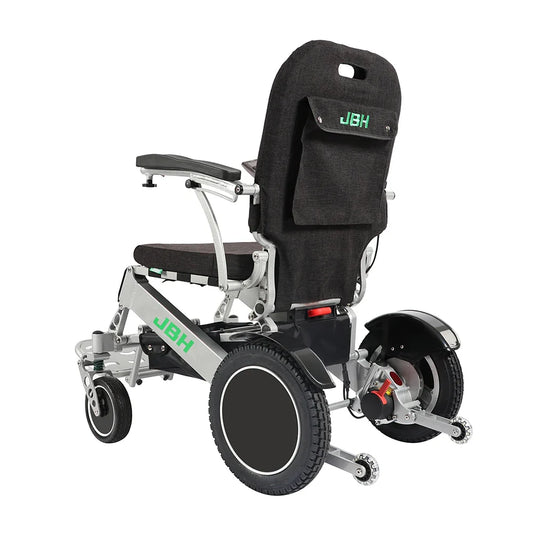HKM-877651 Foldable Aluminum Alloy Electric Wheelchair for Adults, Model D36, Lightweight and Portable, 200 kg Capacity