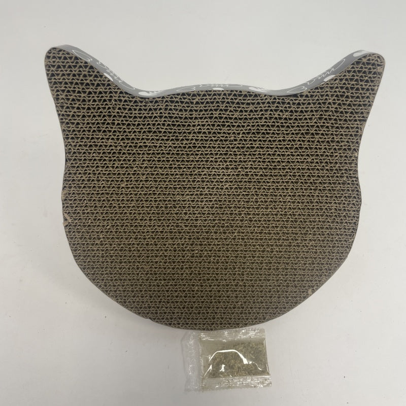 HKM-8777277 Cat Face Scratching Post - Fun and Durable Play Station for Cats