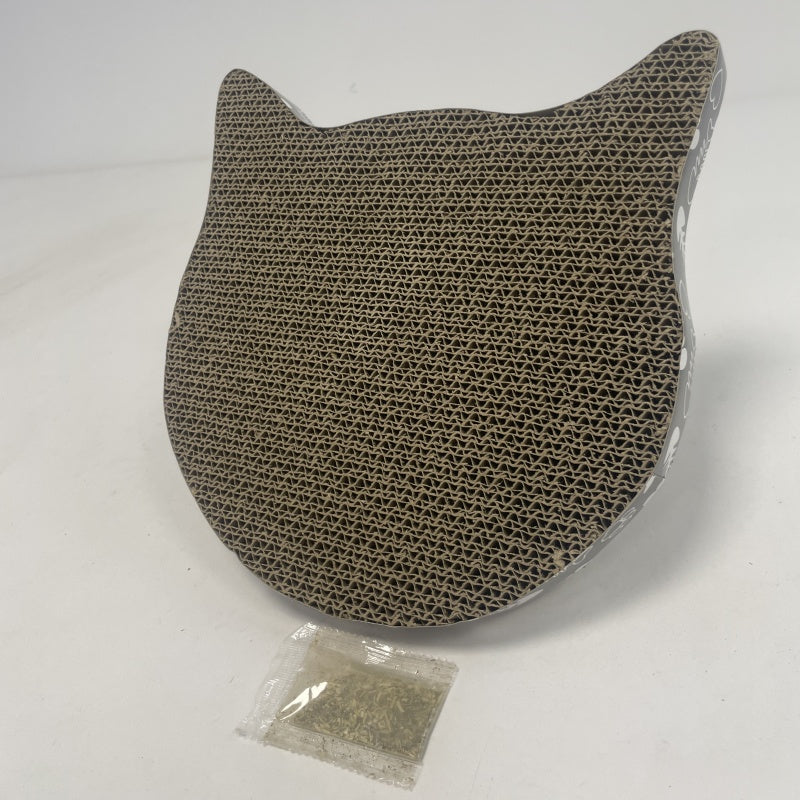 HKM-8777277 Cat Face Scratching Post - Fun and Durable Play Station for Cats