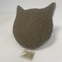 HKM-8777277 Cat Face Scratching Post - Fun and Durable Play Station for Cats