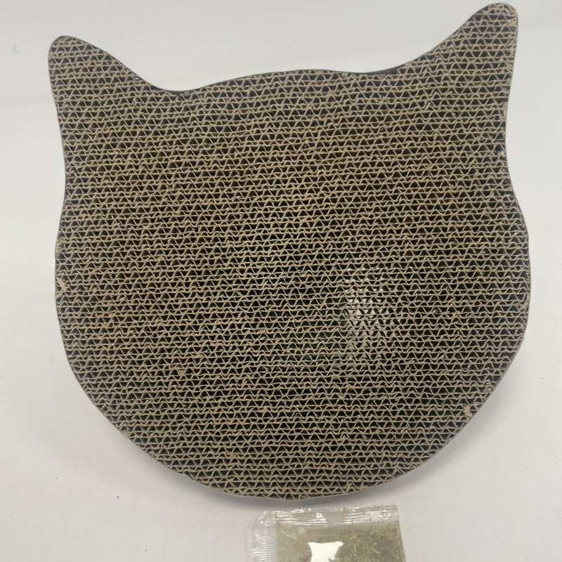HKM-8777277 Cat Face Scratching Post - Fun and Durable Play Station for Cats
