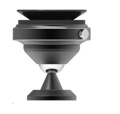 HKM-877843 Vibrato Suction Cup Car Mobile Phone Holder - Aluminum Alloy & Silicone, Multiple Colors Available