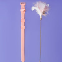 HKM-8779069 Cat Stick with Bell and Feather, Bite Resistant Kitten Toy for All Ages