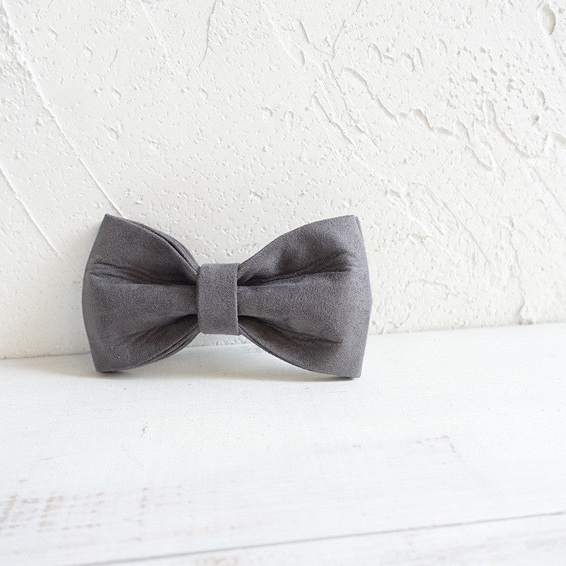 HKM-8779325 MUTTCO Polyester Pet Collar Bow Tie - Adjustable Sizes XS to XL
