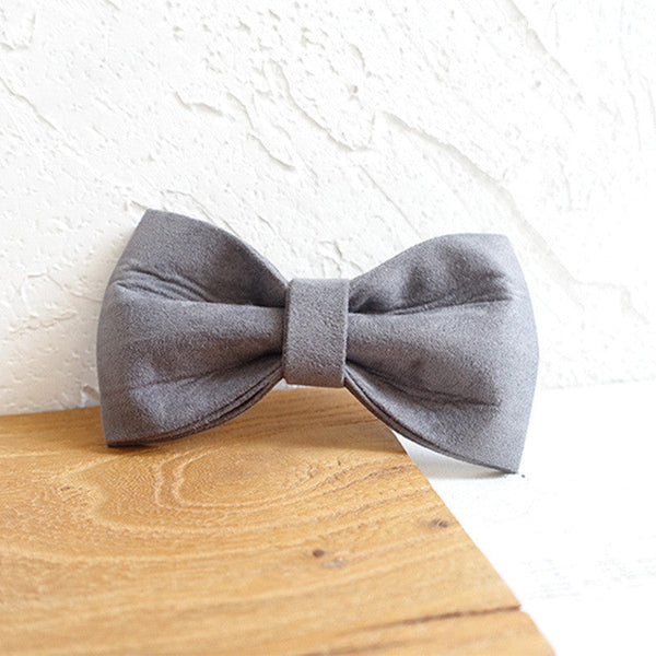 HKM-8779325 MUTTCO Polyester Pet Collar Bow Tie - Adjustable Sizes XS to XL