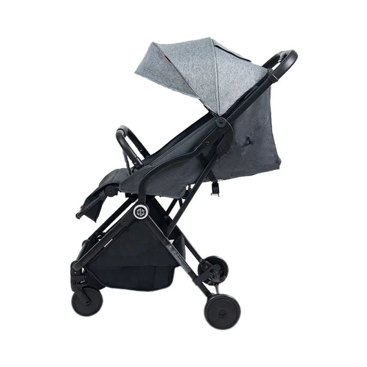 HKM-877971 Lightweight Folding Red Stroller for Toddlers with 4 Wheels and Comfortable Design