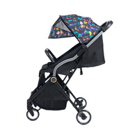 HKM-877971 Lightweight Folding Red Stroller for Toddlers with 4 Wheels and Comfortable Design