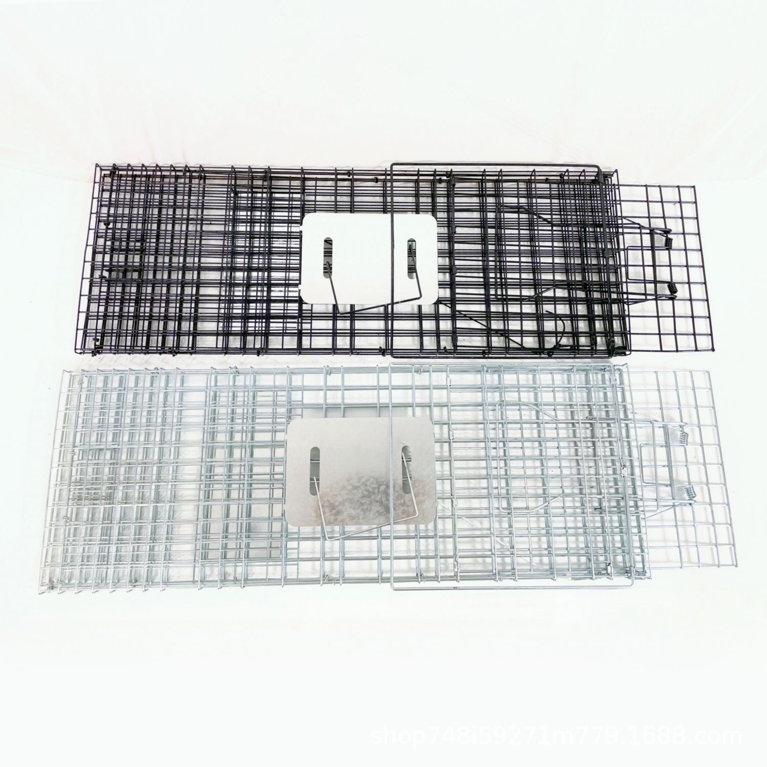 HKM-8780349 Foldable Fully Automatic Cat Trap Cage with Galvanized Steel, Multiple Sizes Available