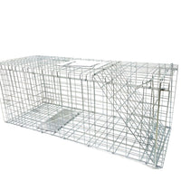 HKM-8780349 Foldable Fully Automatic Cat Trap Cage with Galvanized Steel, Multiple Sizes Available