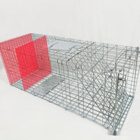 HKM-8780349 Foldable Fully Automatic Cat Trap Cage with Galvanized Steel, Multiple Sizes Available