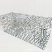 HKM-8780349 Foldable Fully Automatic Cat Trap Cage with Galvanized Steel, Multiple Sizes Available